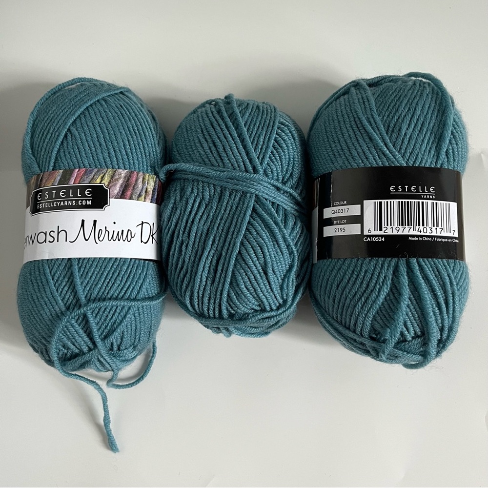 Estelle Yarns Merino DK Teal Yarn Skeins